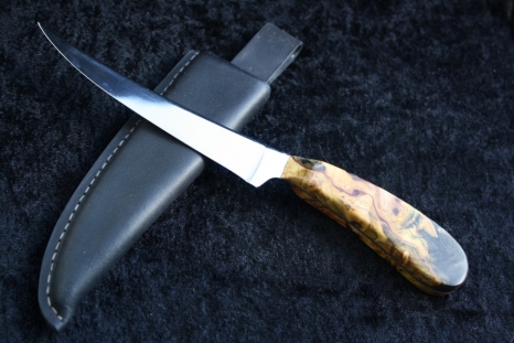 10-003-09-04 - Fiskekniv BuckeyeBurl 1200 kr